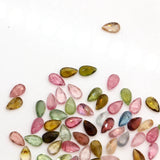 Wuzhou Pear Cut Tourmaline Gemstone for Jewelry Making