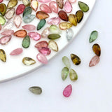 Wuzhou Pear Cut Tourmaline Gemstone for Jewelry Making