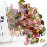 Wuzhou Pear Cut Tourmaline Gemstone for Jewelry Making