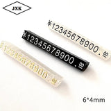 Mini Numeral Cubes Jewelry Tag Watch Display Stand