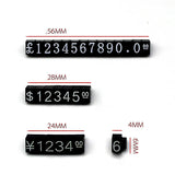 Mini Numeral Cubes Jewelry Tag Watch Display Stand