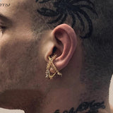 X Shape Ear Cuff Earrings Gothic Jewelry
