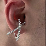 X Shape Ear Cuff Earrings Gothic Jewelry