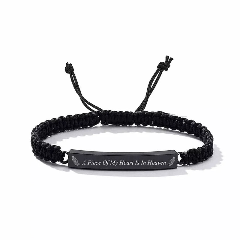 Adjustable Leather Wristband Steel Urn Bracelet Ashes Holder