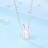 ZFSILVER S925 Sterling Silver Honeybee Bee Necklace For Women