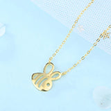 ZFSILVER S925 Sterling Silver Honeybee Bee Necklace For Women