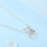 ZFSILVER S925 Sterling Silver Honeybee Bee Necklace For Women