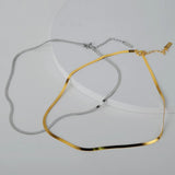 S925 Silver Blade Chain Necklace For Women Party Wedding Chram Jewelry