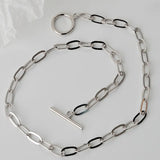 S925 Sterling Silver Chain Necklace for Women Party Wedding