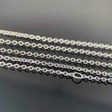 Sterling Silver S925 Nude Chain with Logo, Festive Pendant Matching for Girls