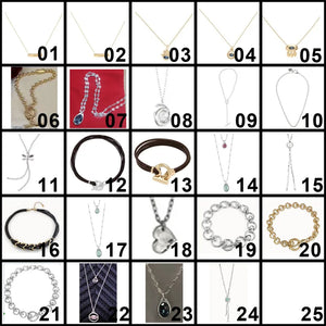 X4 1:1 Logo Tied Friendship Necklace for Women Men