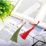 X4YA 15Pcs DIY Bookmarks with 5-Color Tassel for Kids