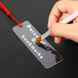 X4YA 15Pcs DIY Bookmarks with 5-Color Tassel for Kids
