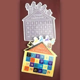 Christmas Countdown Calendar Epoxy Resin Mold Silicone Mould