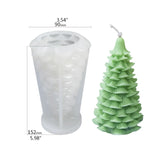 X4YA Large Luoye Christmas Tree Mold DIY Soap Candle Resin Polymer Clay