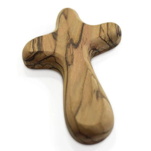X6HE Wood Clinging Cross Prayer Comfort Handheld