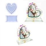 Love Hollow Candle Cover Epoxy Mold DIY Valentine's Handicraft Silicone Mold