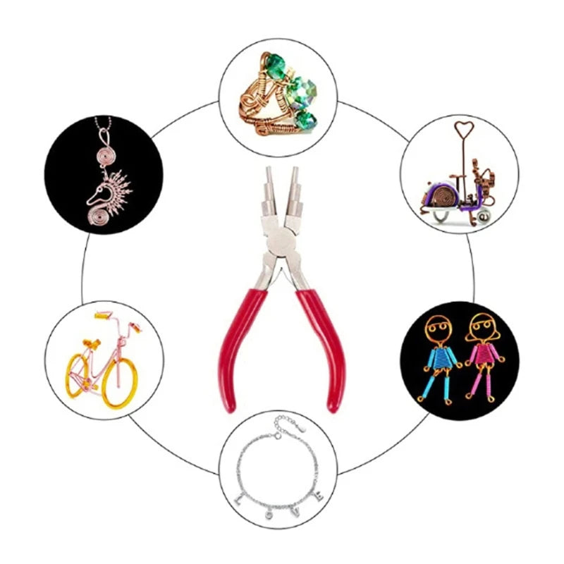X7XB Jewelry Making Kit 3 Pcs Pliers Wire Cutter Beading & Crafting Supplies