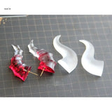 Horn Shape Earring Resin Mold for DIY
