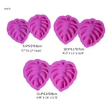 3 Pcs Leaves Earrings Silicone Mold Jewelry Resin Mould