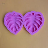3 Pcs Leaves Earrings Silicone Mold Jewelry Resin Mould