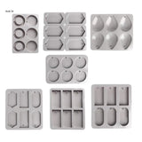 6-Cavity Waterdrops Soap Aromatherapy Wax Candle Silicone Mold