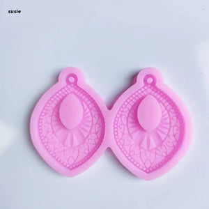 6pcs Resin Earring Molds DIY Jewelry Casting Craft Supplies