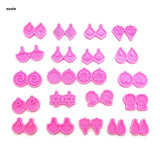 6pcs Resin Earring Molds DIY Jewelry Casting Craft Supplies