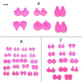 6pcs Resin Earring Molds DIY Jewelry Casting Craft Supplies