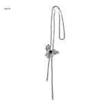X7YA Adjustable Chain Zircon Insect Choker for Women