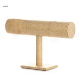 Velvet T-Shape Bracelet Display Stand Jewelry Organizer