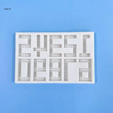 Building Block Numbers 0-9 Chocolate Mold Cake Decoration Silicone Mould