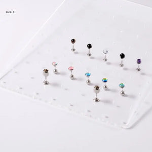 Clear Acrylic Display Holder Jewelry Retail Rack Earrings Holder