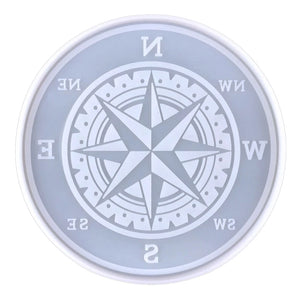 Compass Wall Decoration UV Crystal Epoxy Mold Hanging Ornaments