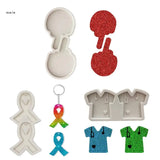 DIY Crafts Keychain Pendant Silicone Mould Jewelry Making Tools
