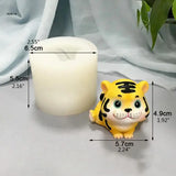 Tiger Ornaments Pendant Epoxy Resin Mold DIY Home Decorations