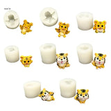 Tiger Ornaments Pendant Epoxy Resin Mold DIY Home Decorations