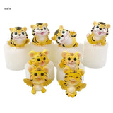 Tiger Ornaments Pendant Epoxy Resin Mold DIY Home Decorations