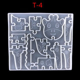 Crystal Glue Mold Crocodile Dinosaur Silicone Mold