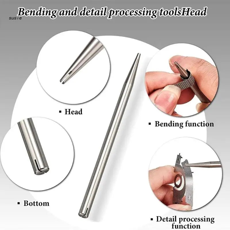 Cylinder Shaped Bending Assist Tools for DIY 3D Jigsaw Jewelry Puzzles