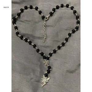 Fairy Beaded Necklace For Women Sweet Pendant Choker