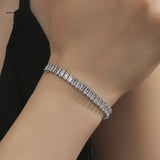 European American Crystal Bracelet Zircon Adjustable Hand Jewelry