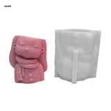 Geometric Girl Silicone Resin Mold for Succulent Pot