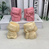 Geometric Girl Silicone Resin Mold for Succulent Pot