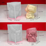 Geometric Girl Silicone Resin Mold for Succulent Pot