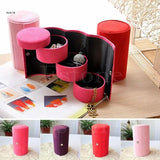 X7YA Velvet Storage Container Organizer Box for Jewelry