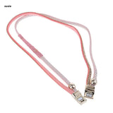 Leather Wrap Wristband Punk Crystal Rhinestone Multilayer Cuff Bracelet Bangle
