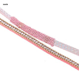 Leather Wrap Wristband Punk Crystal Rhinestone Multilayer Cuff Bracelet Bangle