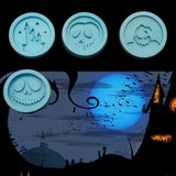 X7YA Silicone Mold Halloween Circle Phone Holder Resin Epoxy Casting