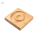 Natural Board Jewelry Tray Bracelets Rings Holder Display Organizer